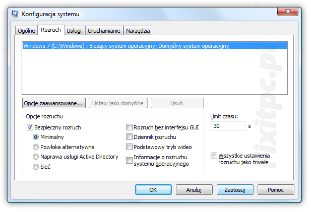 Не запускается msconfig windows 7