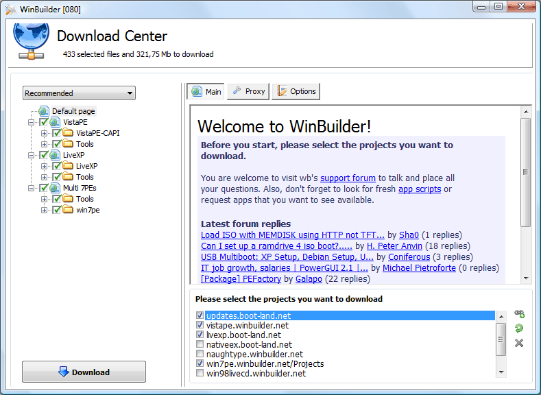winbuilder windows 7 dart script